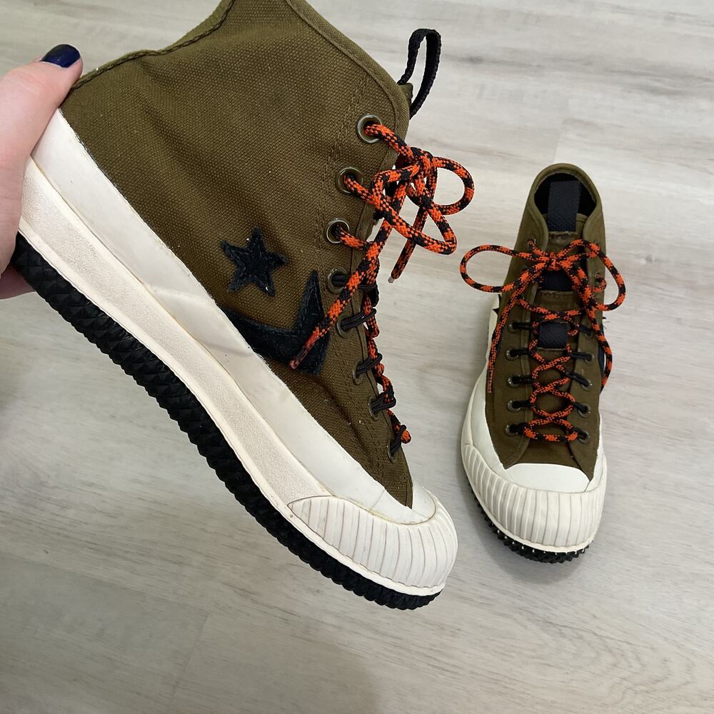 Converse Bosey MC High Top Water Repellent Olive Mens size 7 - Picture 9 of 12